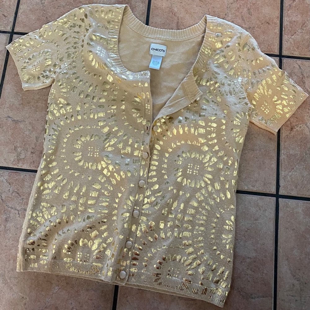 Chico'sShort Sleeve Cardigan